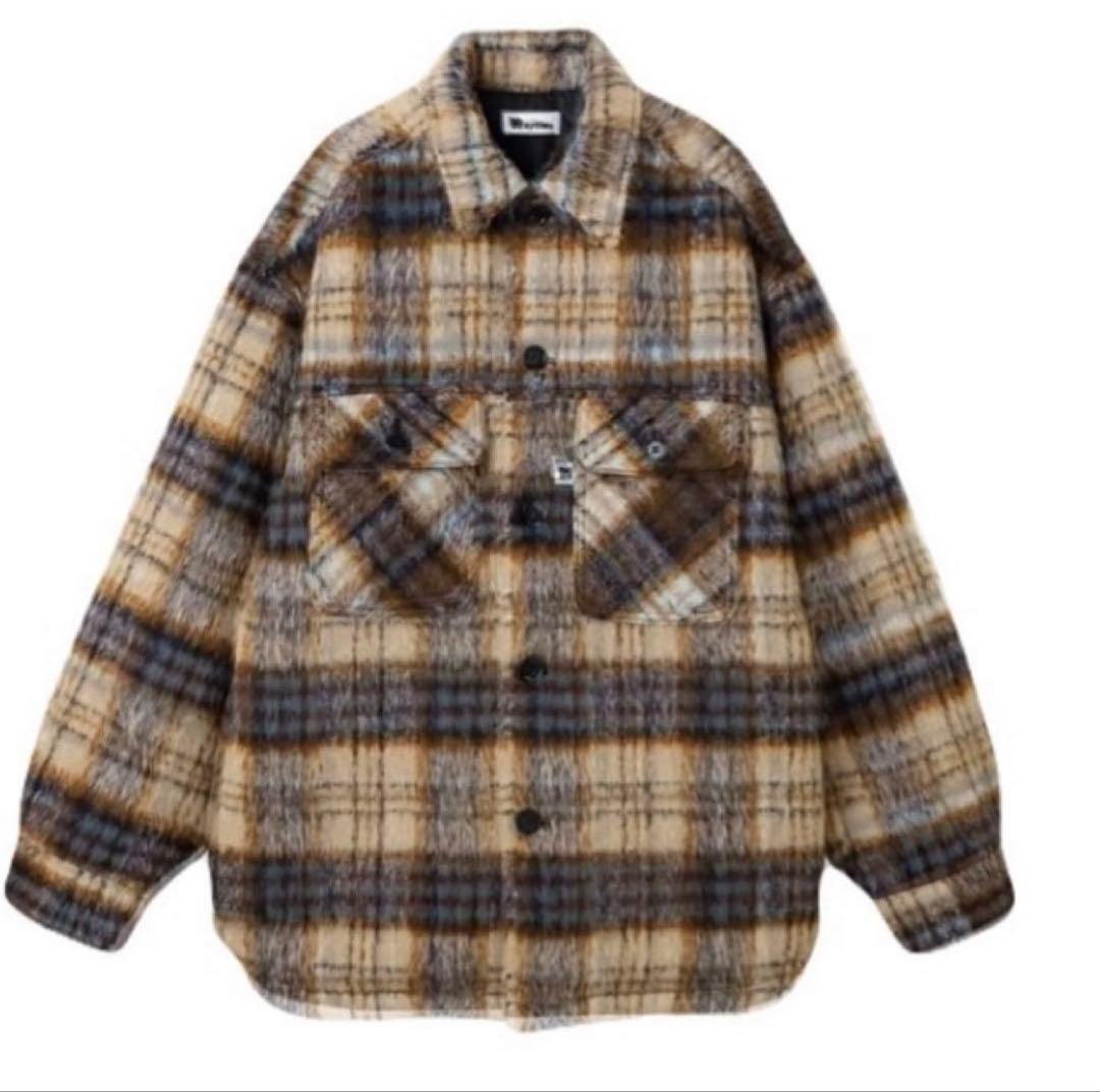 週末限定価格 Nissy Naptime チェック中綿ジャケット