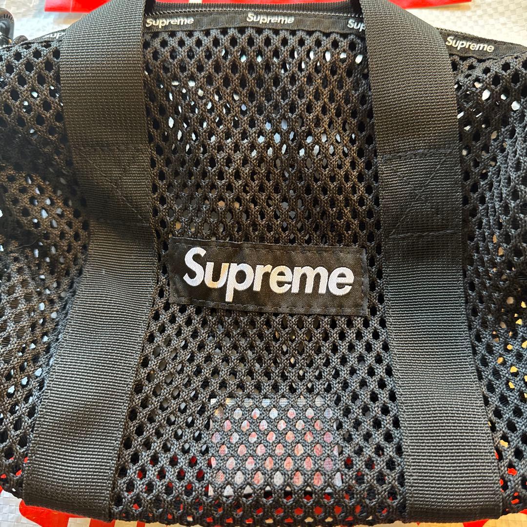 Supreme メッシュショルダーバッグ ブラック