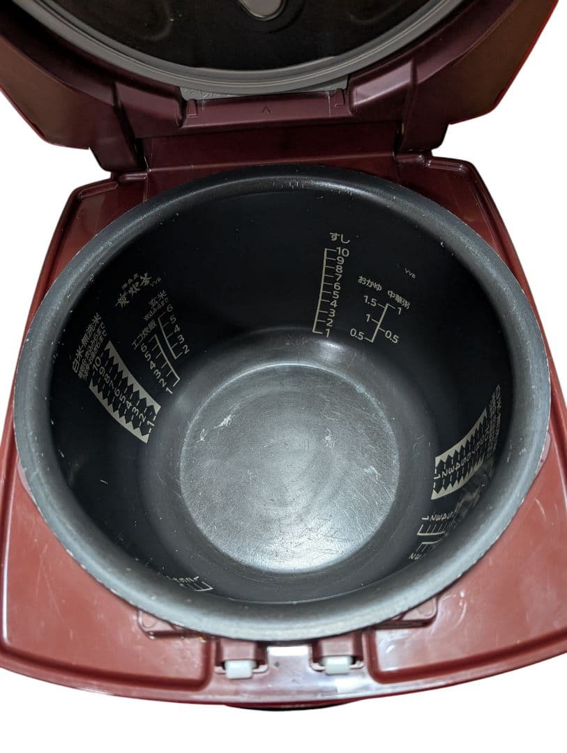 ​三菱電機 IH炊飯器 1升炊き NJ-V18BJ-R 2020年製 炭炊釜