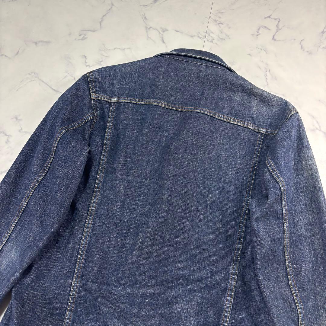 カーハート デニムジャケット インディゴ Ｇジャン 3rd 革パッチ