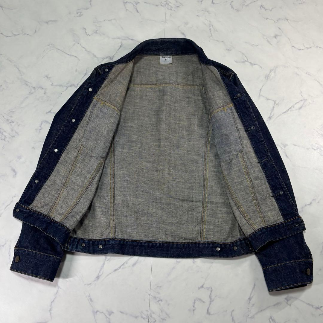 カーハート デニムジャケット インディゴ Ｇジャン 3rd 革パッチ