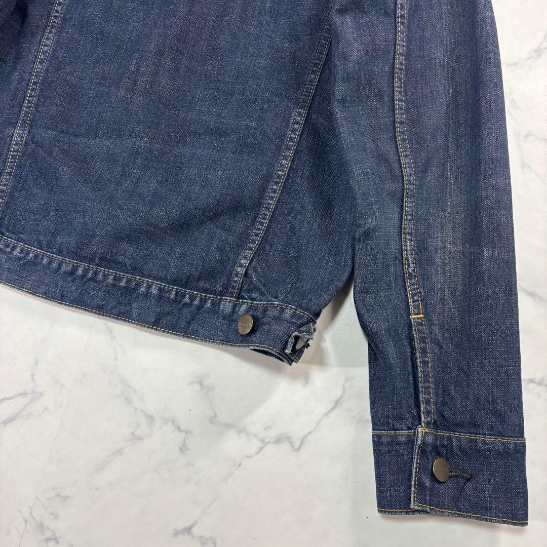 カーハート デニムジャケット インディゴ Ｇジャン 3rd 革パッチ