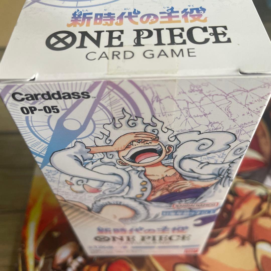 M*z様 ワンピースカード　新時代の主役　box テープカット　OP-05 ニカ
