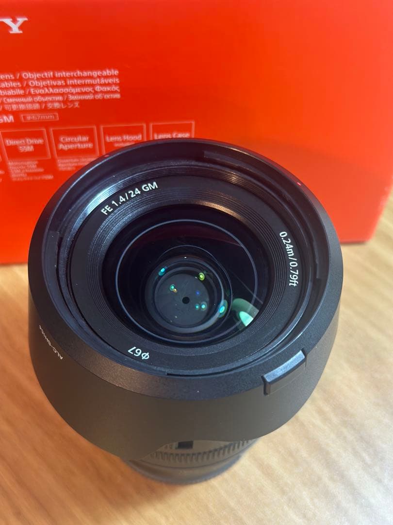 【最終値下げ済み】SONY 単焦点レンズ FE 24mm F1.4 GM