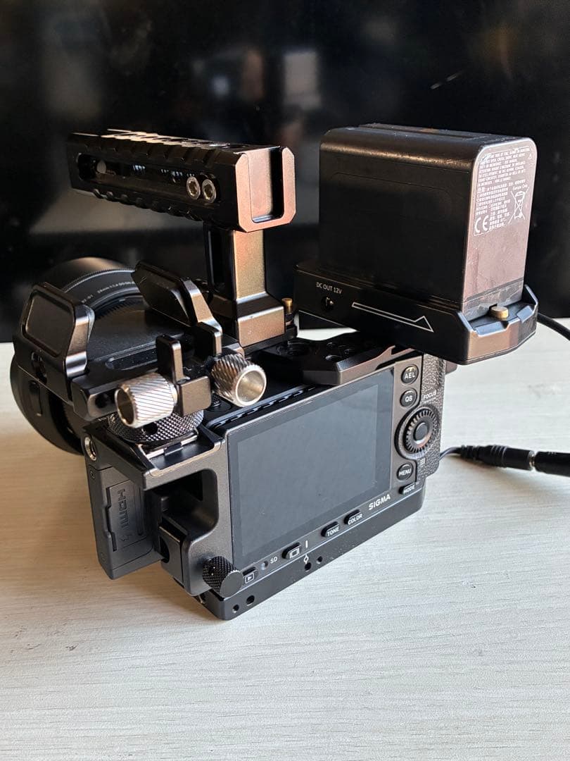 【美品】SIGMA fp レンズセット リグ　純正バッテリー付き