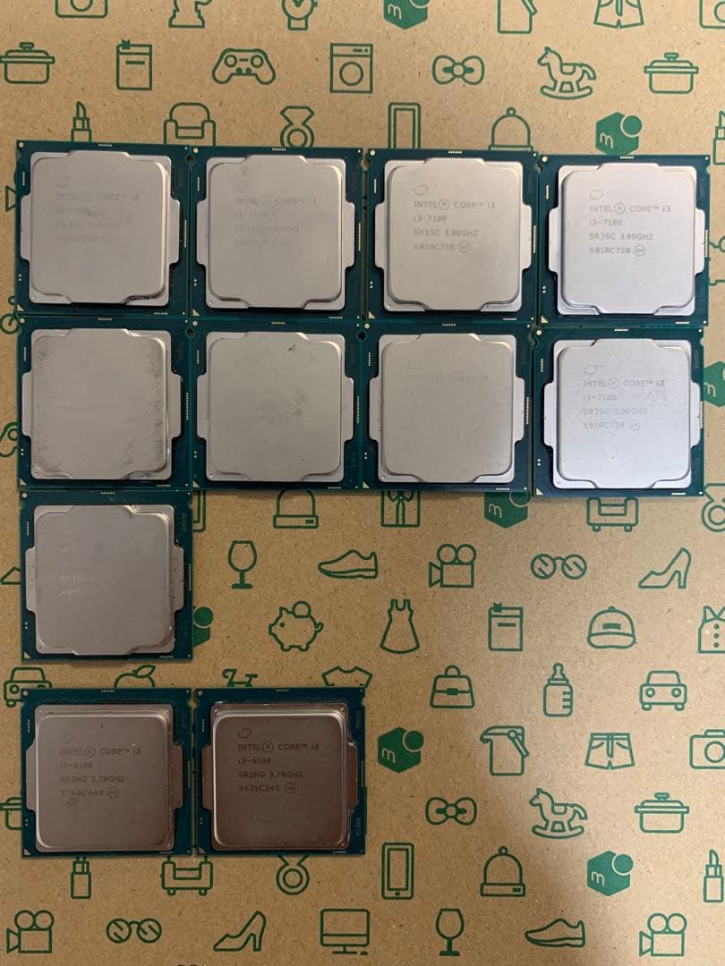 【動作未確認】Intel Core i3 7100/6100 11枚セット