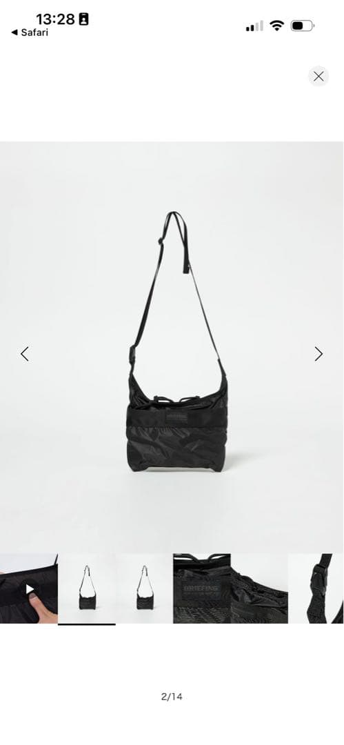 【別注】＜BRIEFING＞SOLID LIGHT SACOCHE/サコッシュ