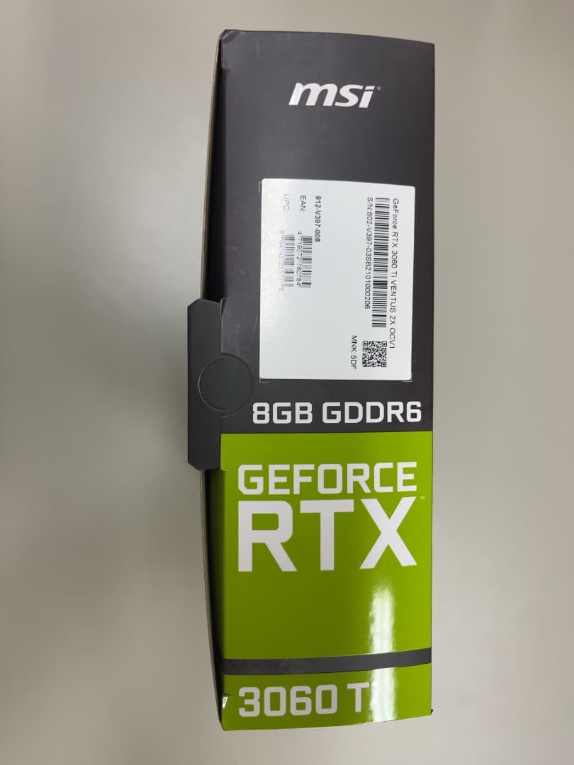 グラフィックボード・グラボ・ビデオカード GeForce RTX 3060Ti VENTUS 2X MSI non LHR