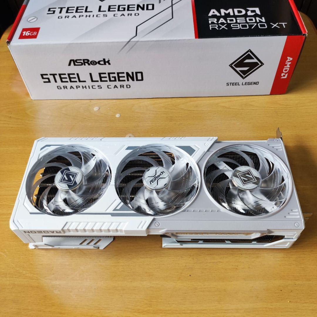グラフィックボード・グラボ・ビデオカード ASROCK RX9070XT STEEL LEGEND
