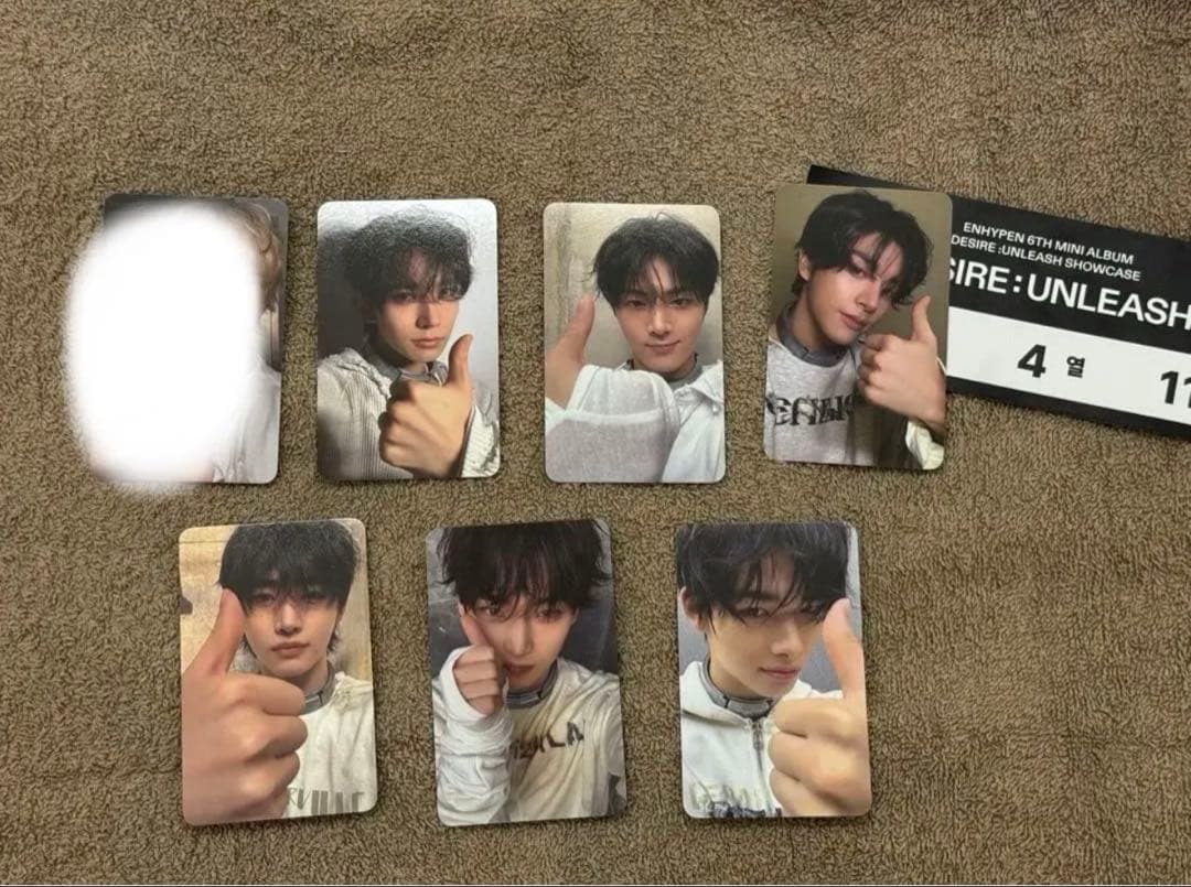 ENHYPEN DESIRE:UNLEASH ショーケース トレカ 入場特典