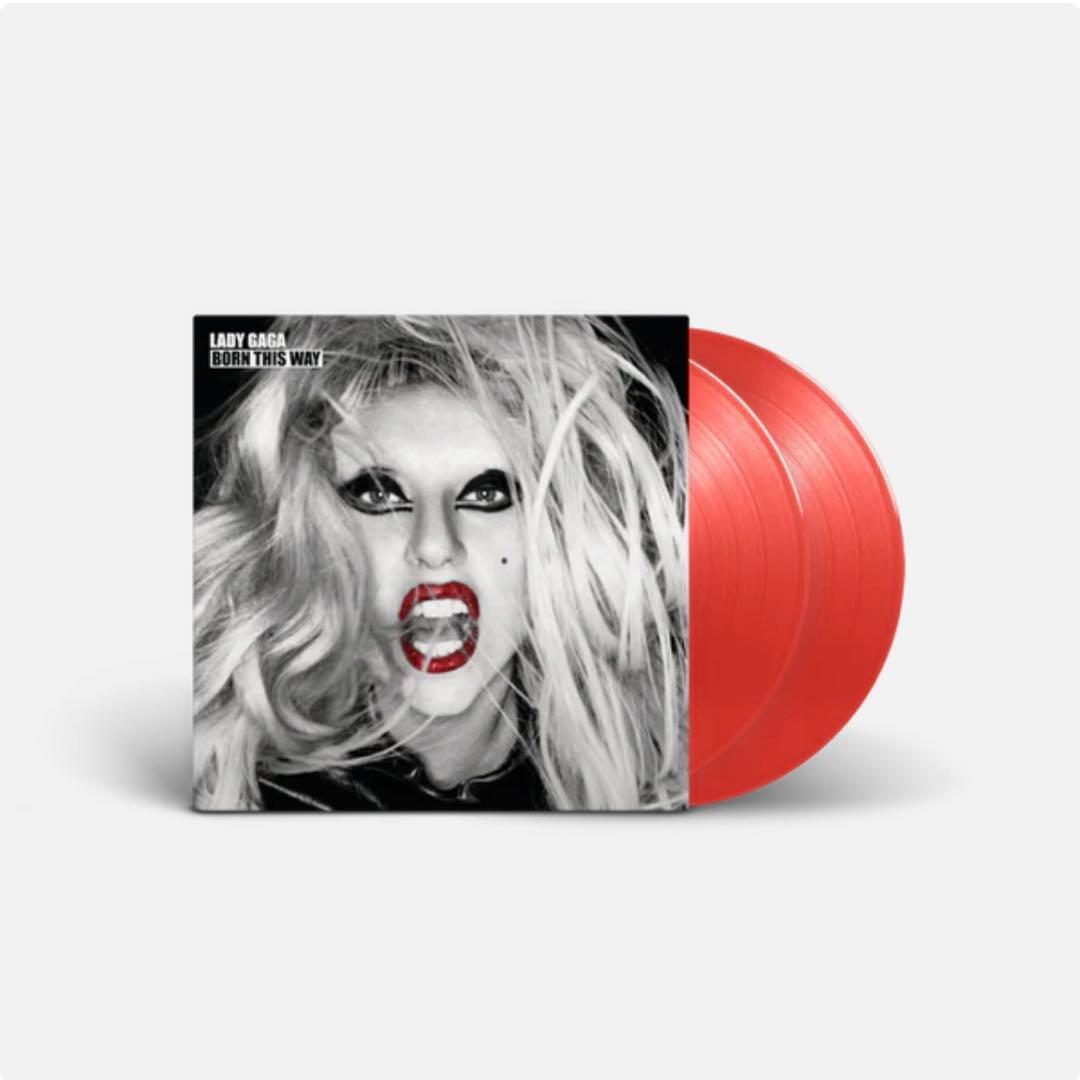 洋楽 Lady Gaga Born This Way Red Vinyl