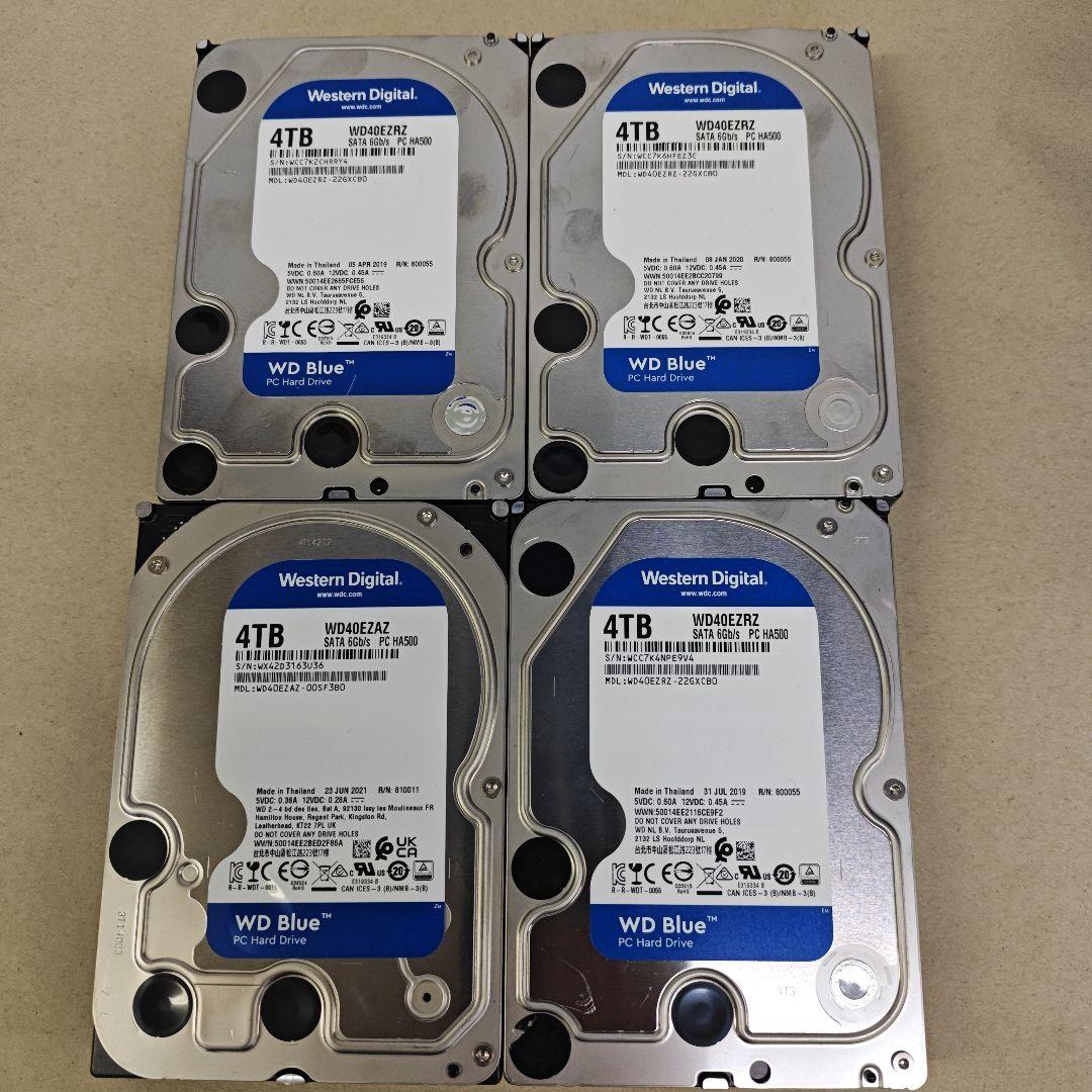 4TB 内蔵型ハードディスクドライブ　4個セット
