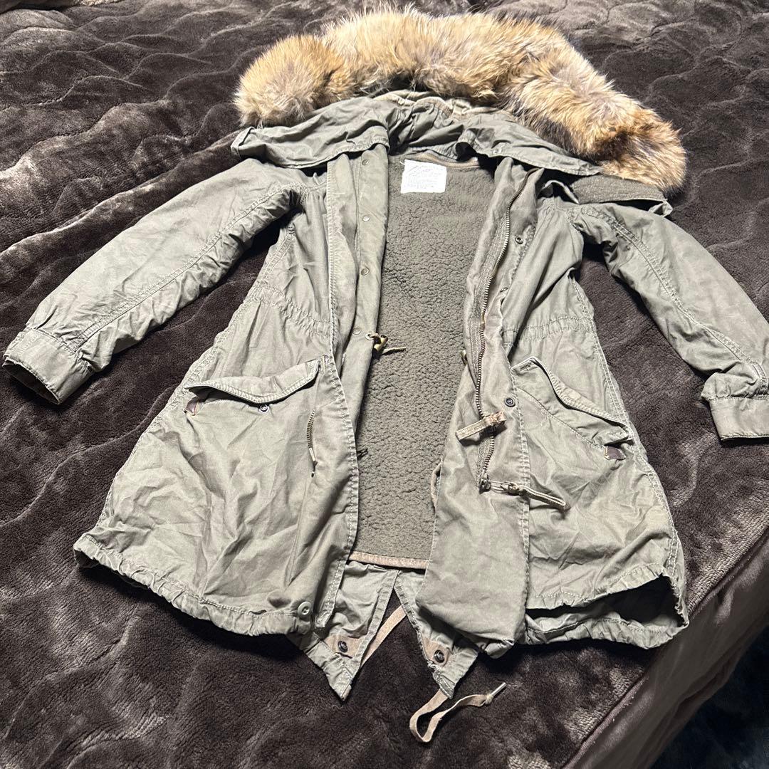 goa ファー付きフード モッズコート