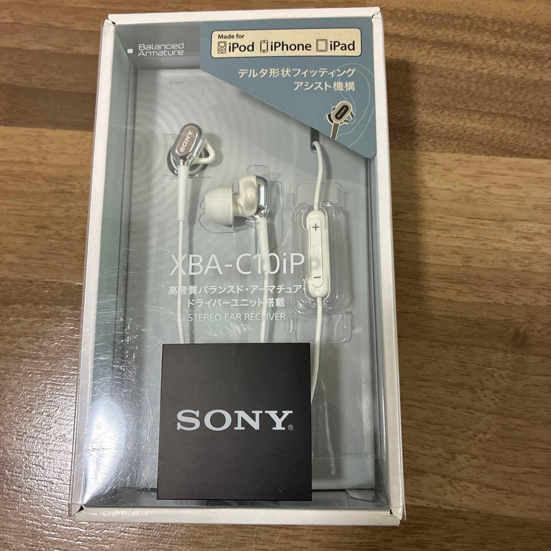 [新品]Sony 有線イヤホン　XBA-C10iP リモコン付き