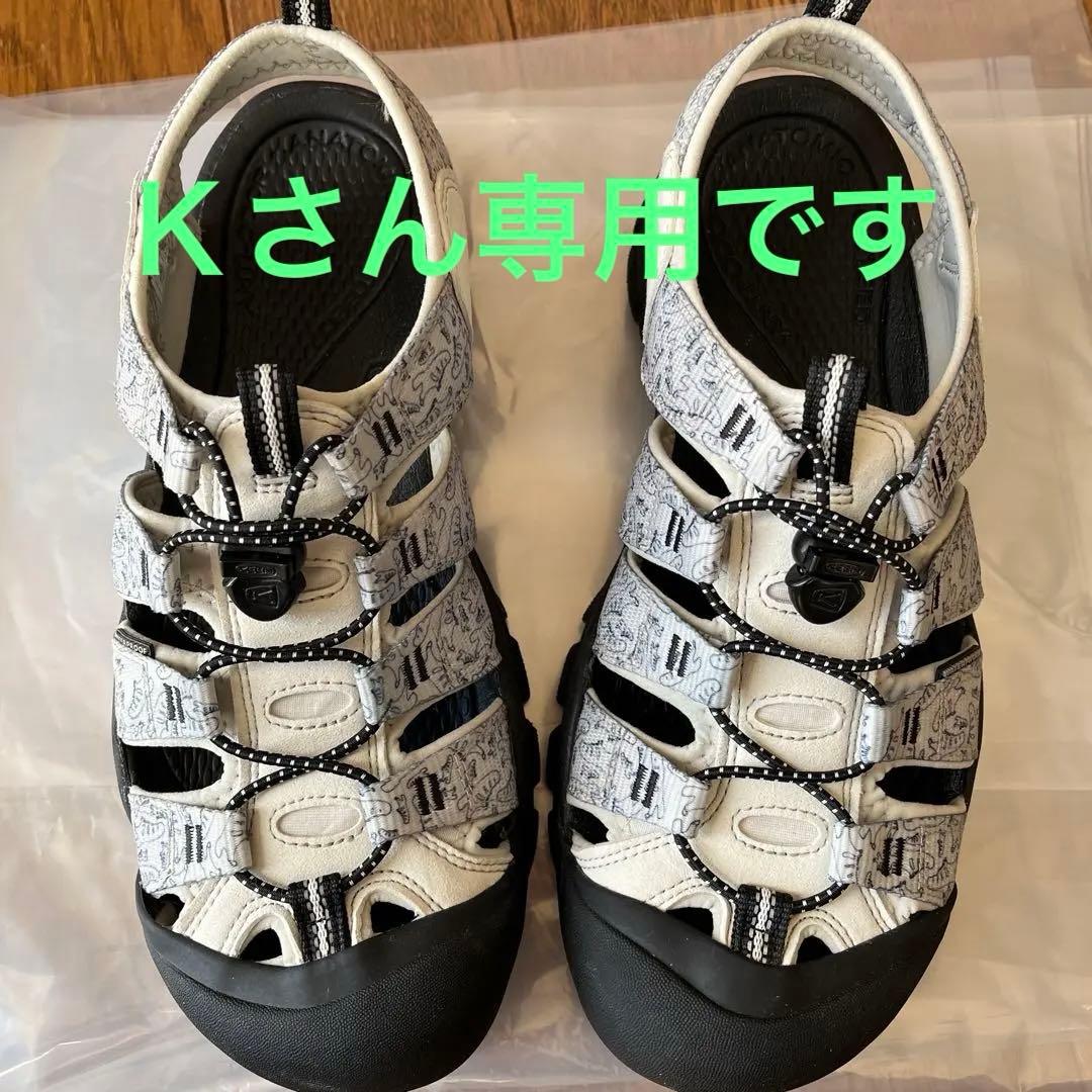 KEEN 防水スポーツサンダル ホワイト/ブラック２８.５cm