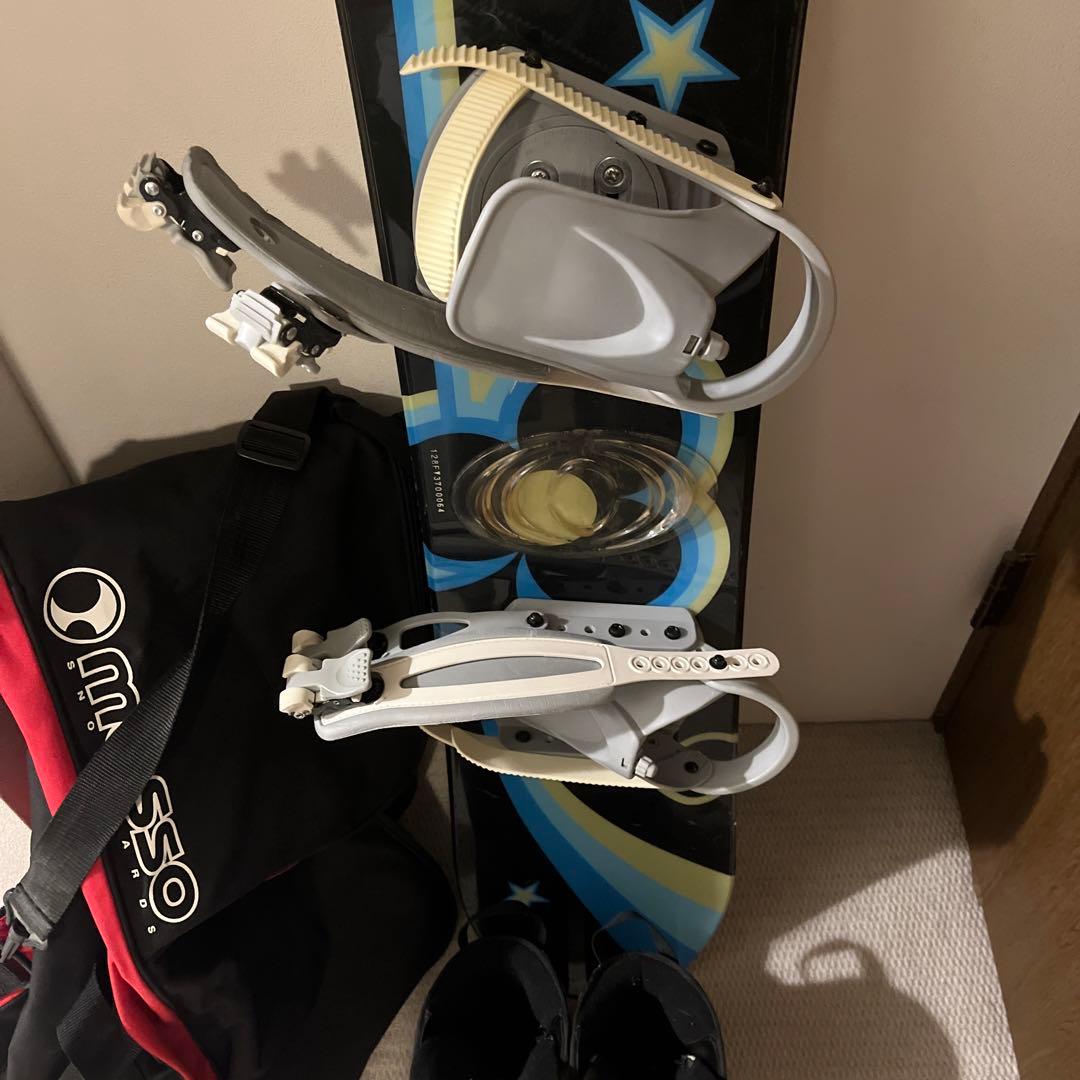 ジュニアスノボ初めに！mosso スノーボード128 ブーツ カバー