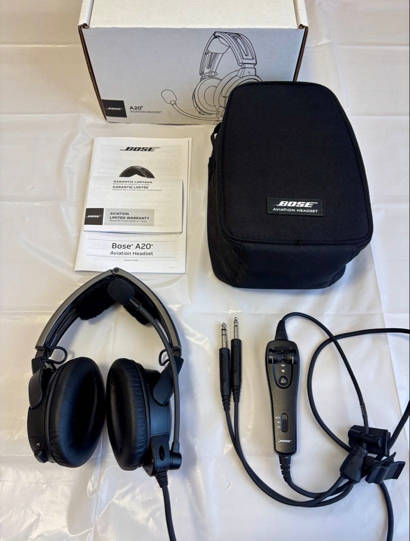 BOSE A20 aviation headset 飛行機用