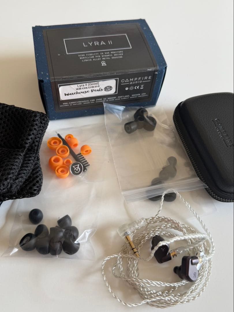 Campfire Audio Lyra II 有線イヤホン 本体＋付属品一式
