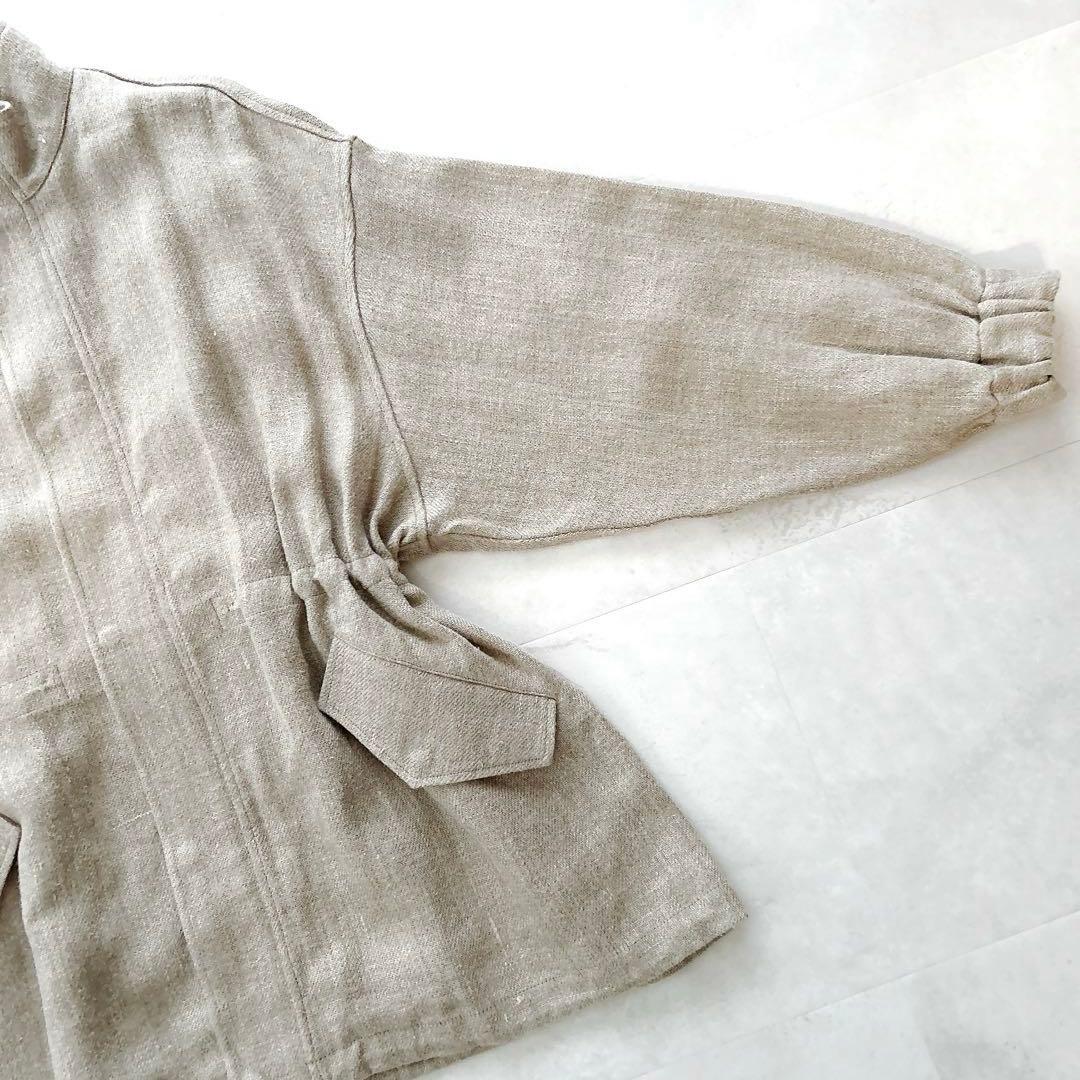 24年モデル✨カレンソロジー　セミウェットリネンツイルブルゾン 定価6.5万円