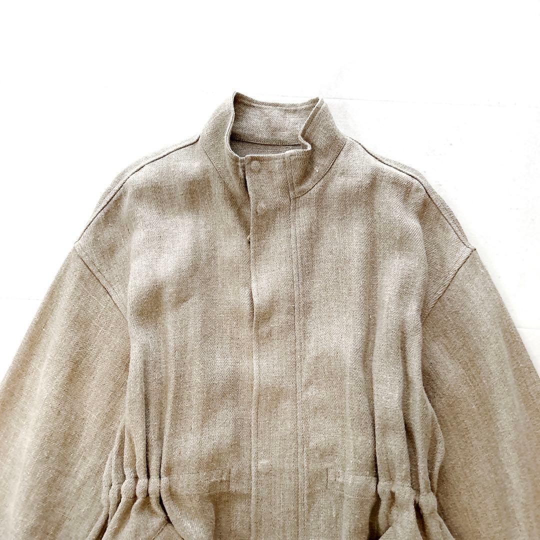 24年モデル✨カレンソロジー　セミウェットリネンツイルブルゾン 定価6.5万円