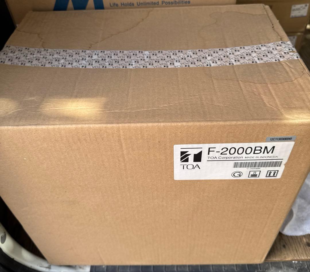 TOA コンパクトスピーカー F-2000BM 2台