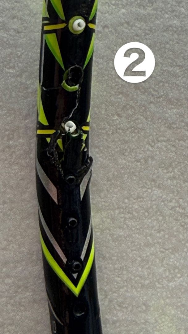 バドミントンラケットジャンク品7本