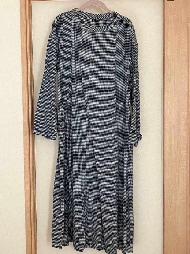 45R 長袖 ロング ネルワンピース