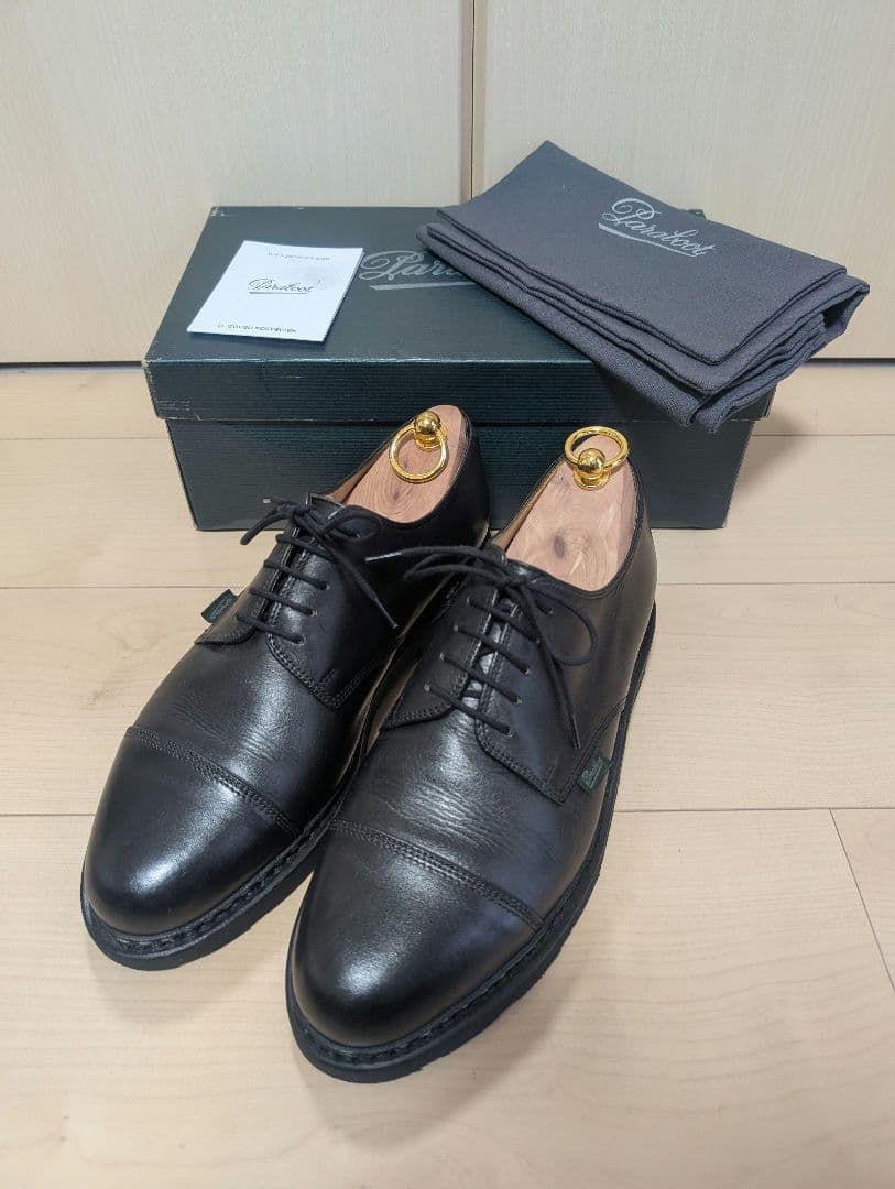 パラブーツ　アゼイ ブラック 8