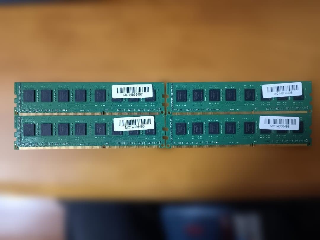 Transcend DDR3 32GBセット (8GB×4 1600MHz)