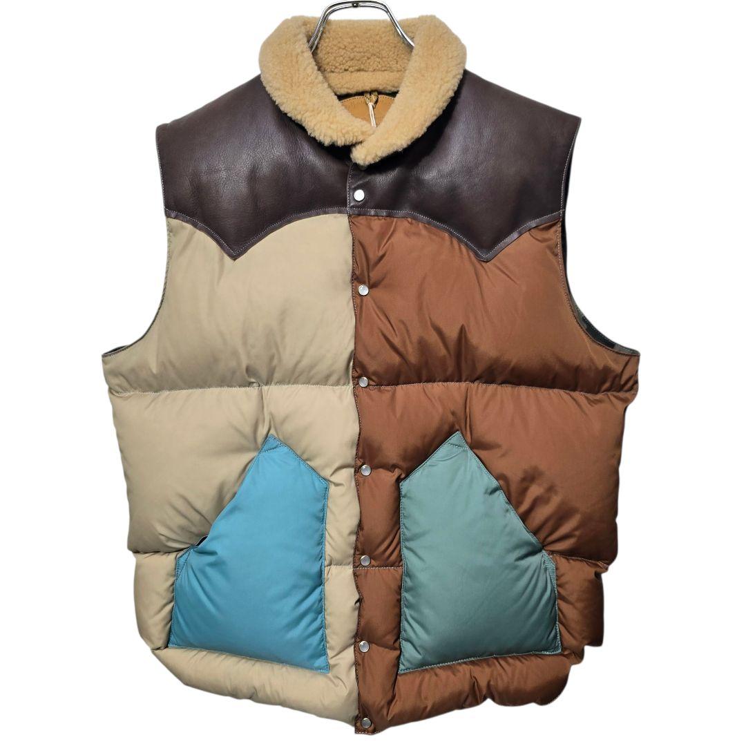 ロッキーマウンテンフェザーベッド サイコバニー ダウンベスト 44 タグ付き