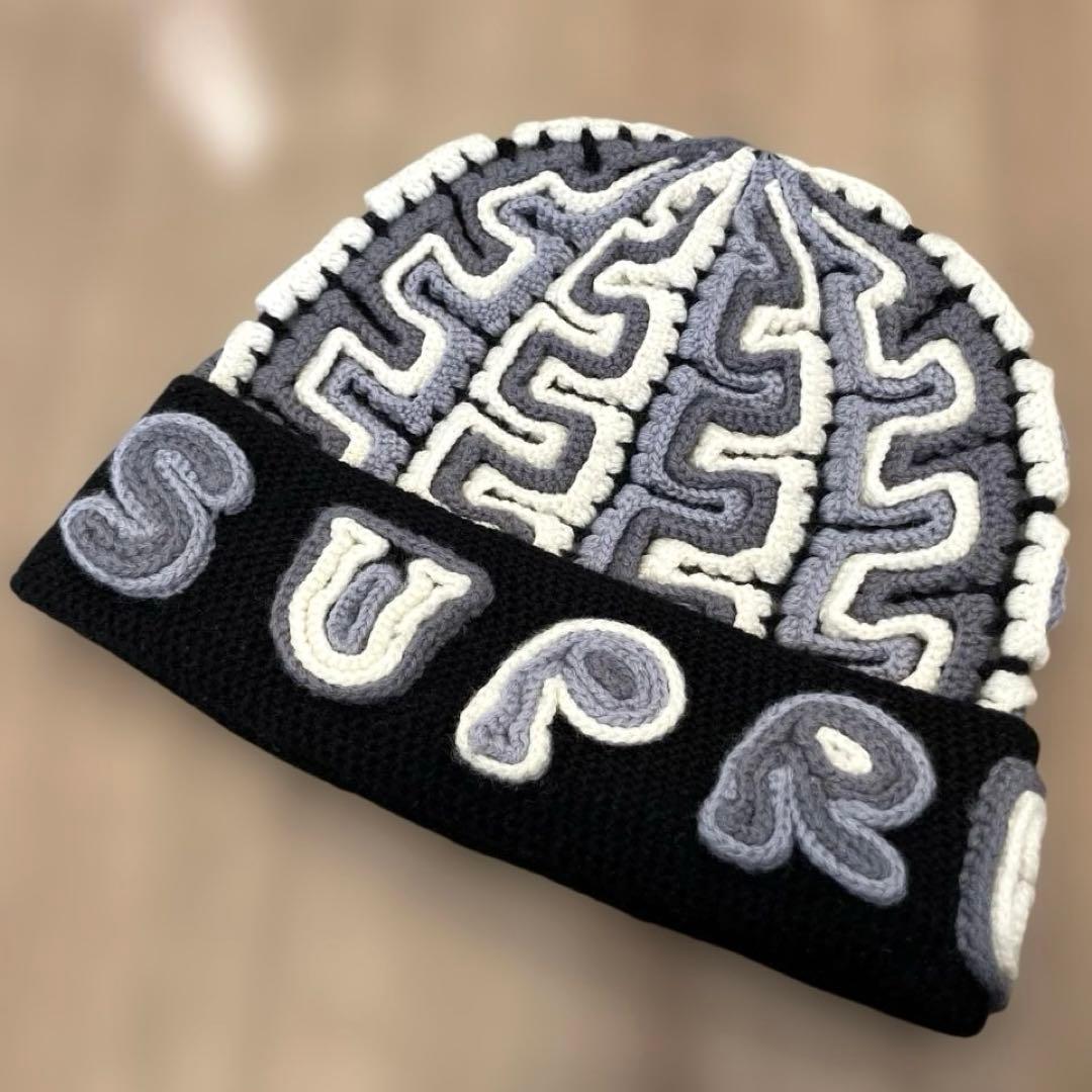 Supreme Yarn Applique Beanie 24aw アップリケ