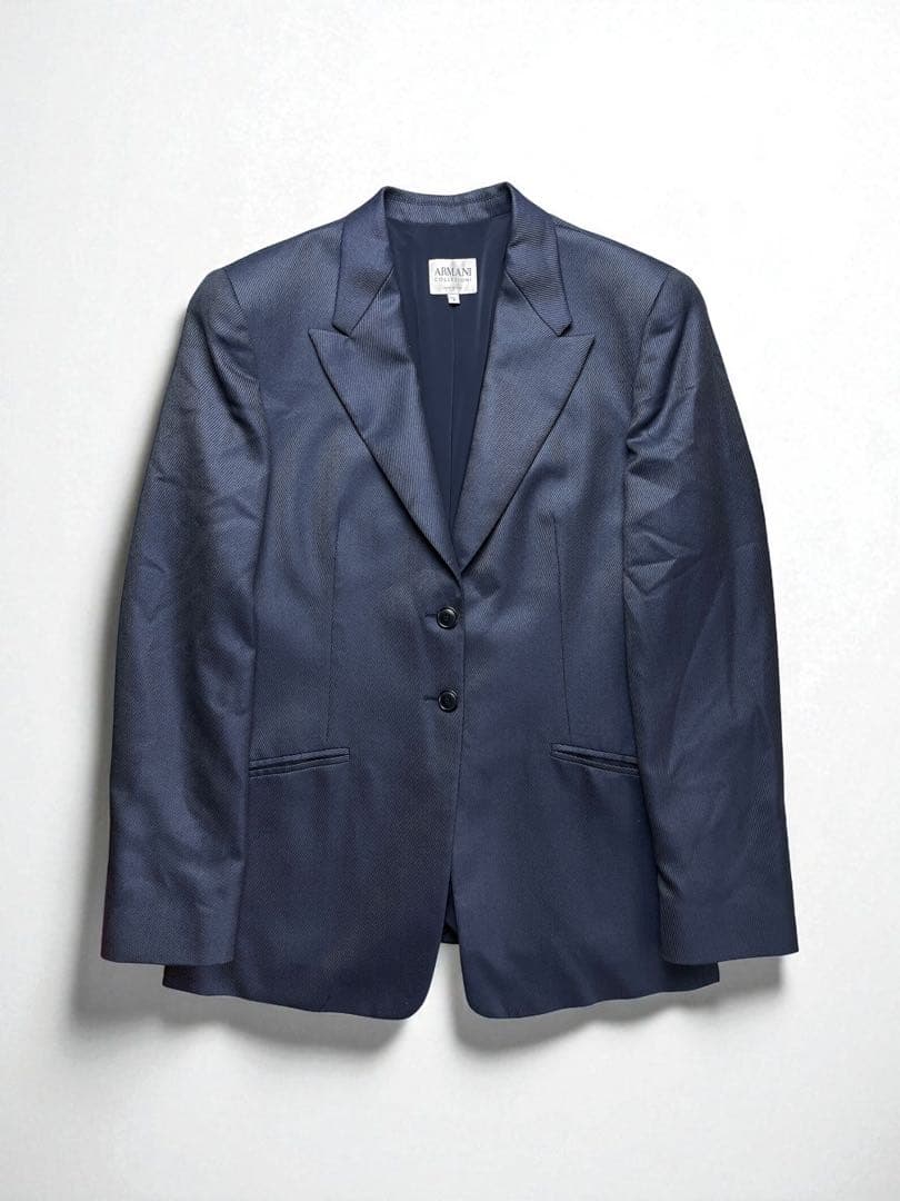 ARMANI COLLEZIONI 2B カシミヤテーラードジャケット 総裏