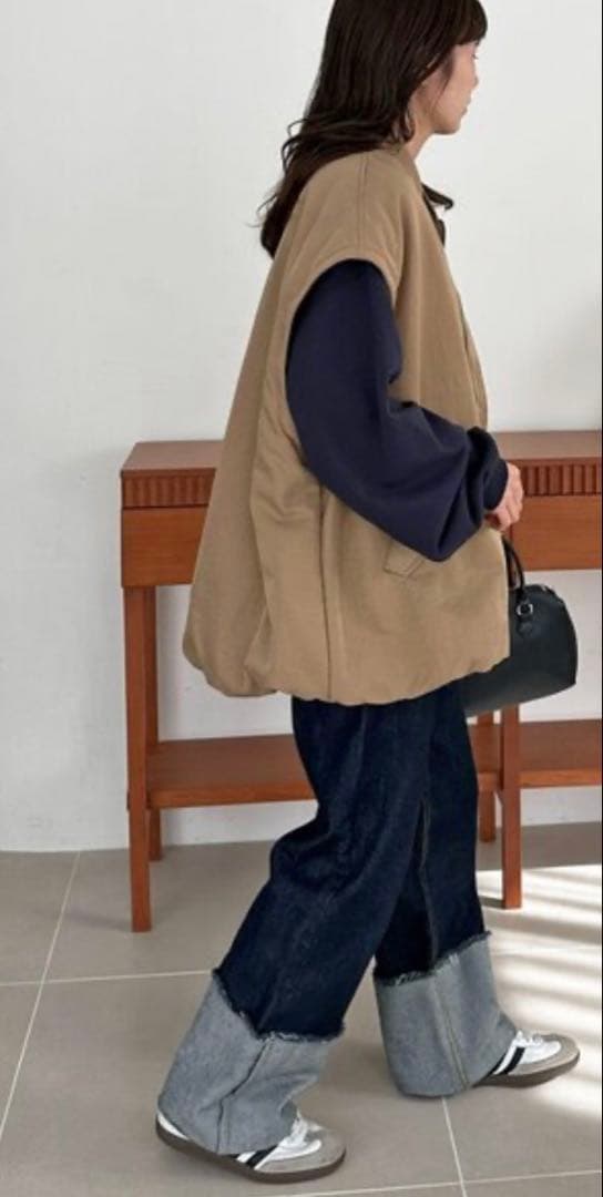 新品！　ディスコート　デタッチャブル2WAYメモリーボンバージャケット　ベージュ