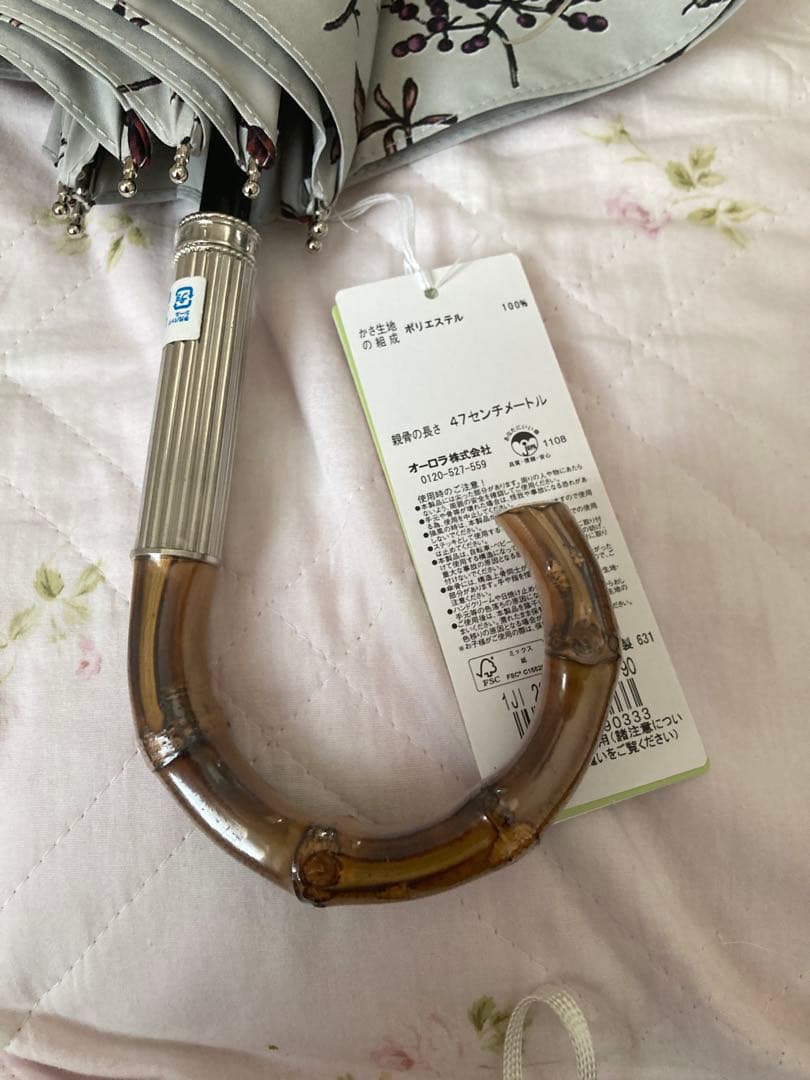 JILL STUART 新品タグ付　花柄 長傘 晴雨兼用