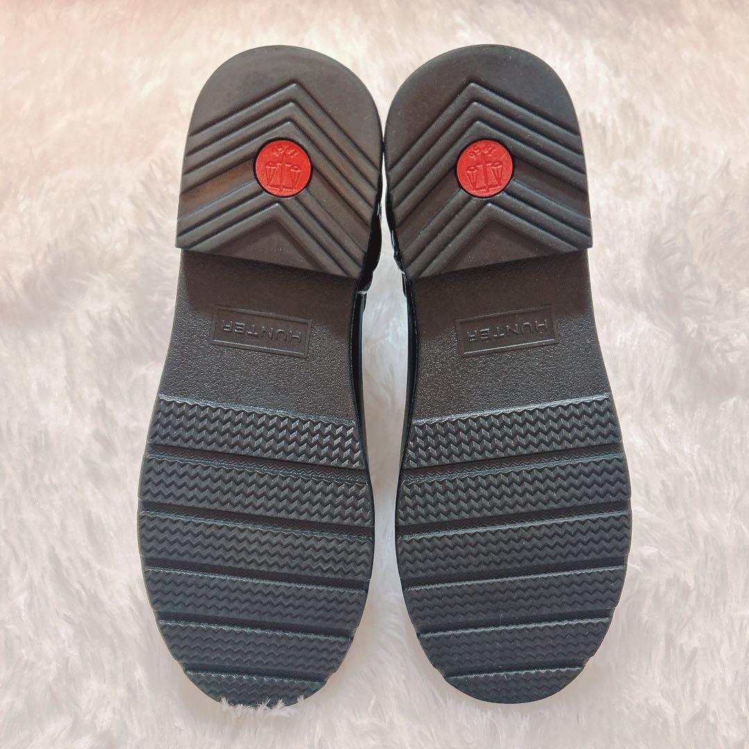 HUNTER ハンター　レインブーツ　サイドゴア　ブラック23㎝