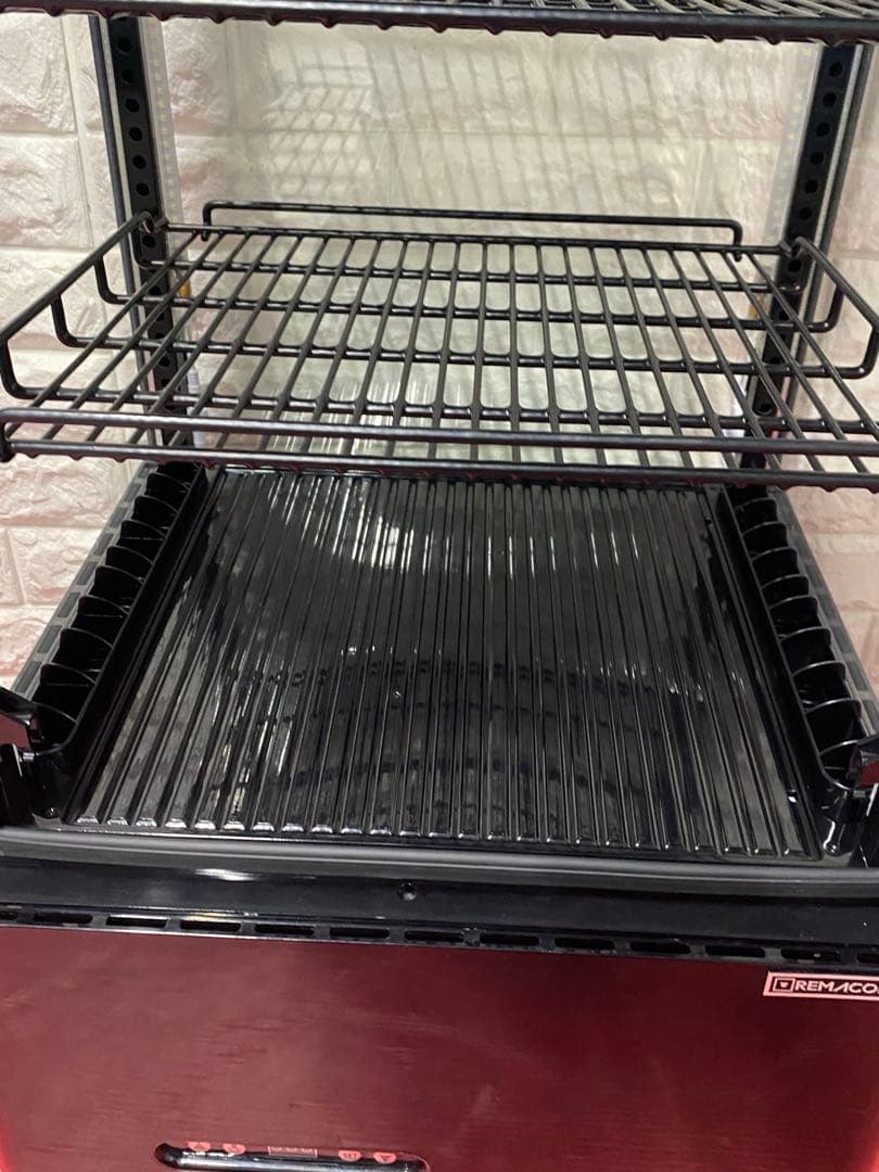 面ガラス 冷蔵ショーケース 卓上型 63L ブラック R4G-63SLB