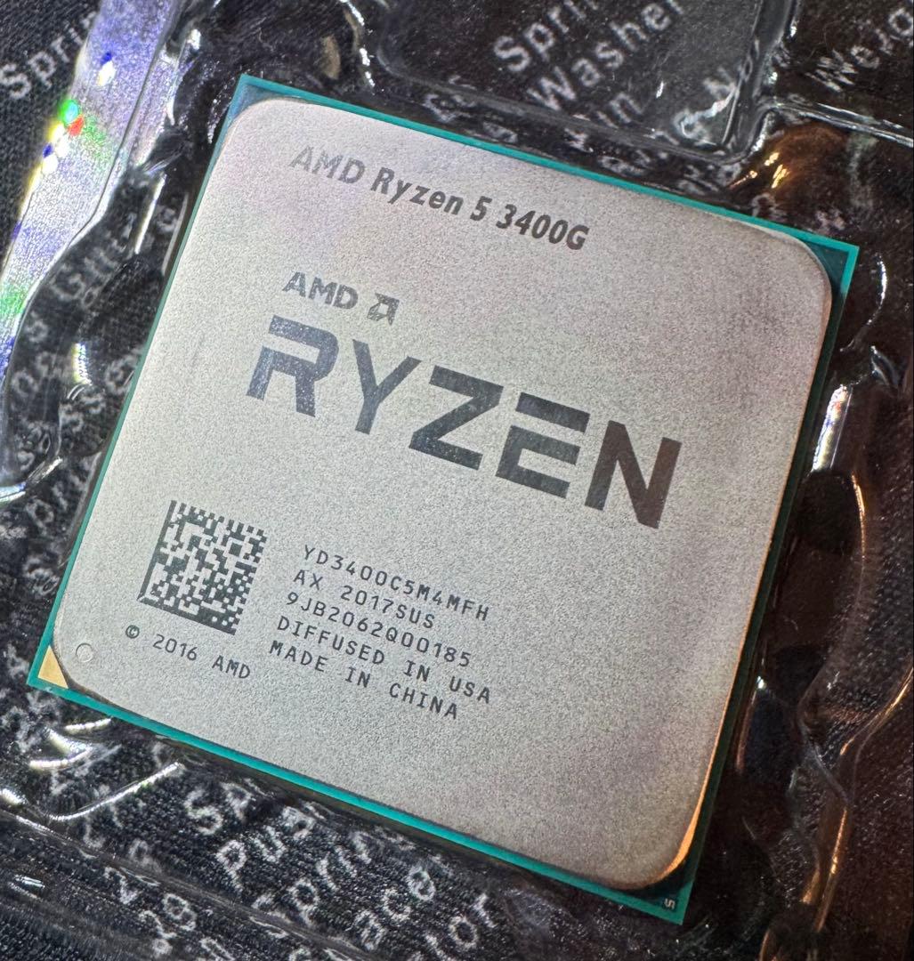 ⭐︎AMD Ryzen 5 3400G 4C/8T 3.7Ghz-4.2Ghz⭐︎