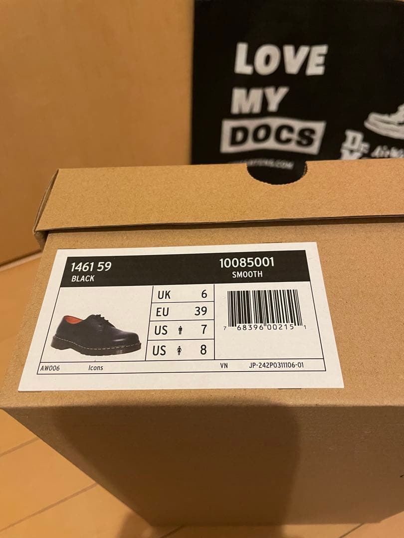 ドクターマーチン 未使用品1461 SMOOTH 10085001 タグ付き