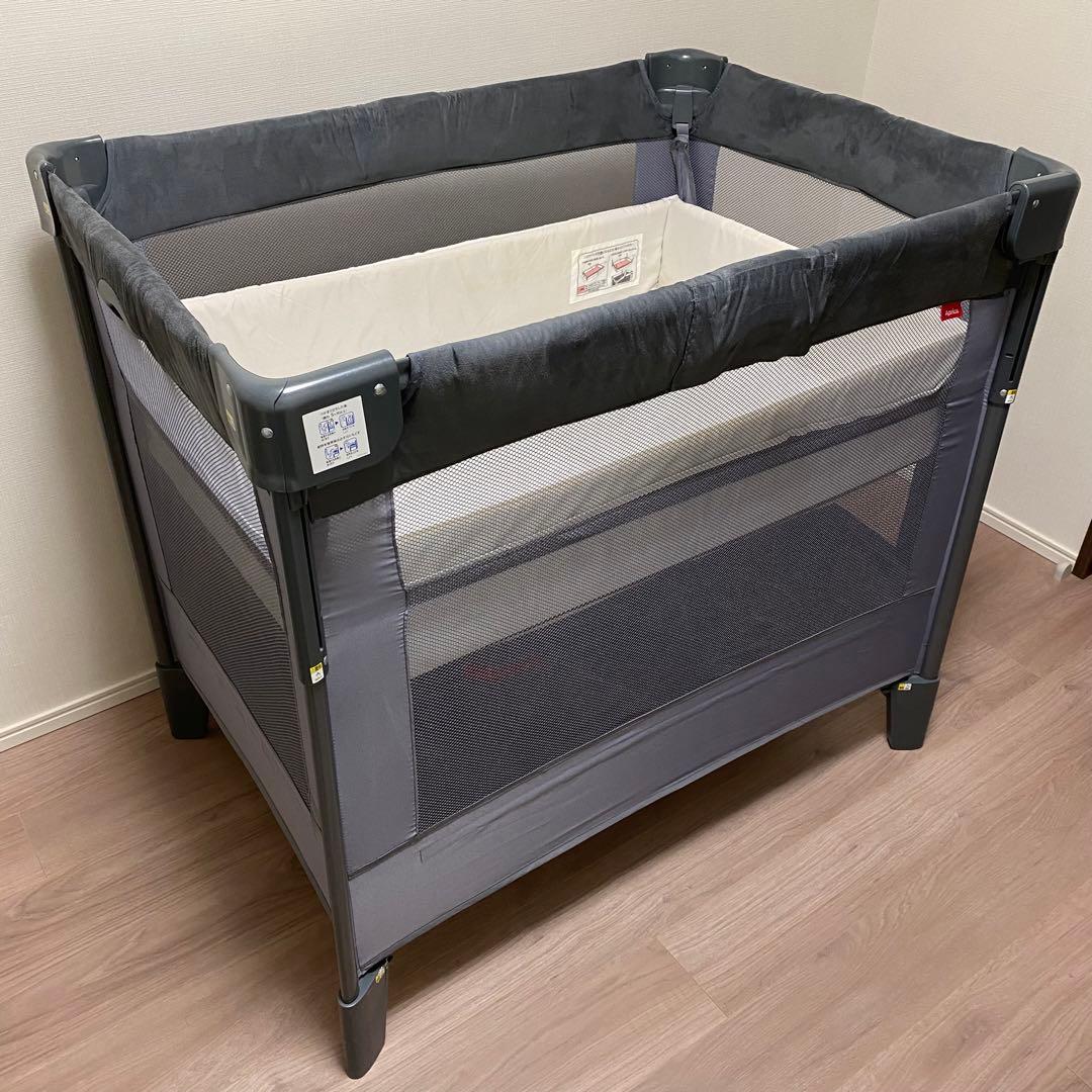 Aprica(アップリカ) ココネル エアープラス AB ベビーベッド　グレー