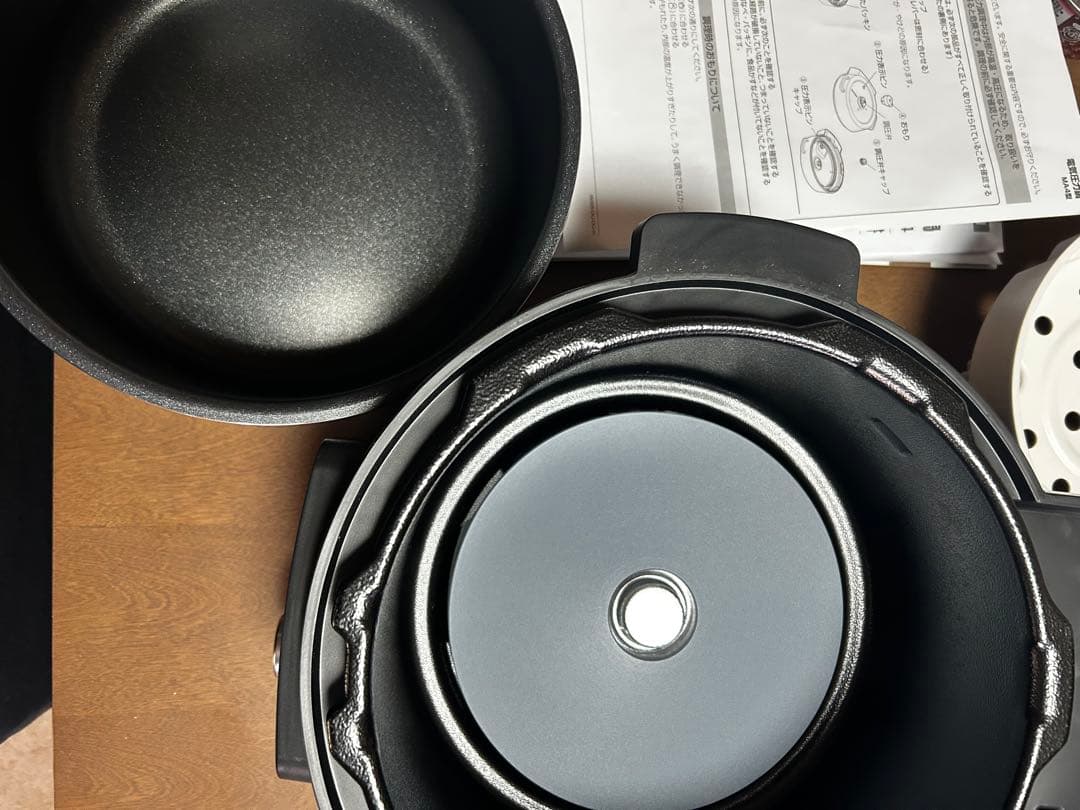 アイリスオーヤマ 電気鍋 グリル鍋 圧力鍋PMPC-MA4-B 4l