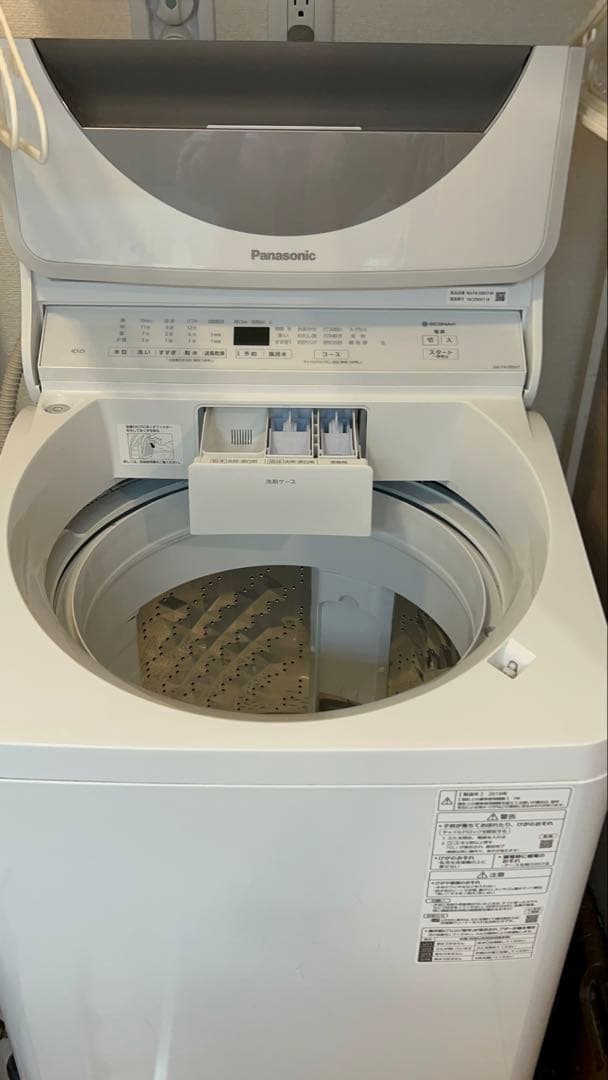 Panasonic 洗濯機 10kg NA-FA100H7-W 2019年製
