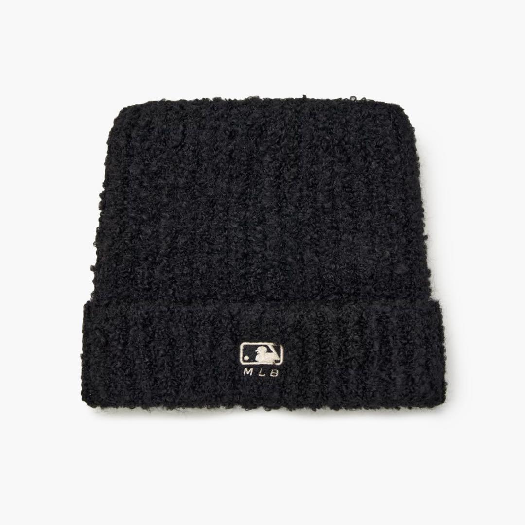 【新品未使用】MLBkorea　猫耳　ビーニー　ブラック　カリナ着用　大人気