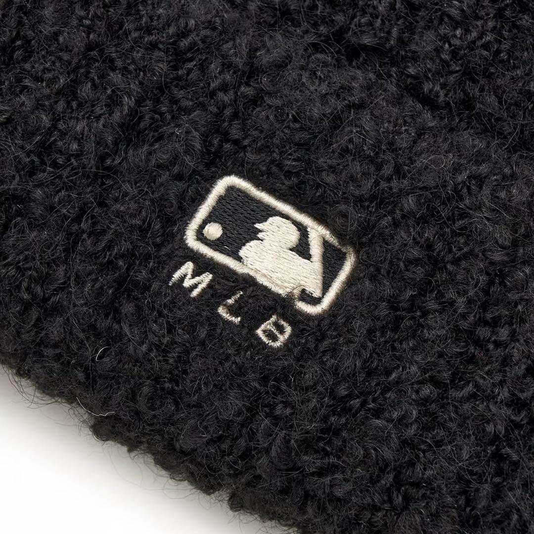 【新品未使用】MLBkorea　猫耳　ビーニー　ブラック　カリナ着用　大人気