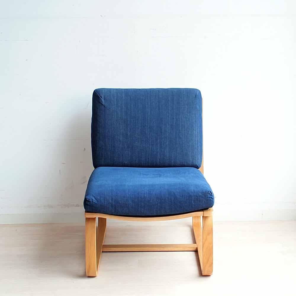 無印良品/MUJI ソファチェア デニム B ZR24191