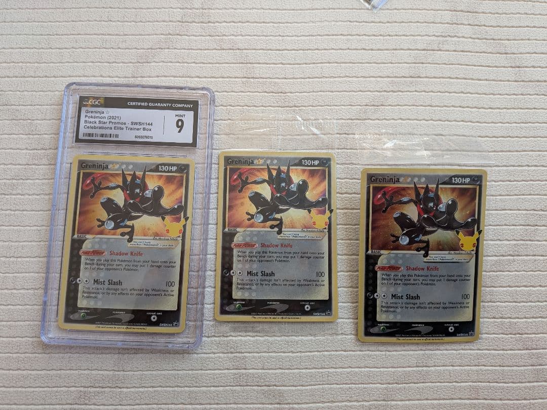 未開封　ゲッコウガ greninja 25th 英語　セット