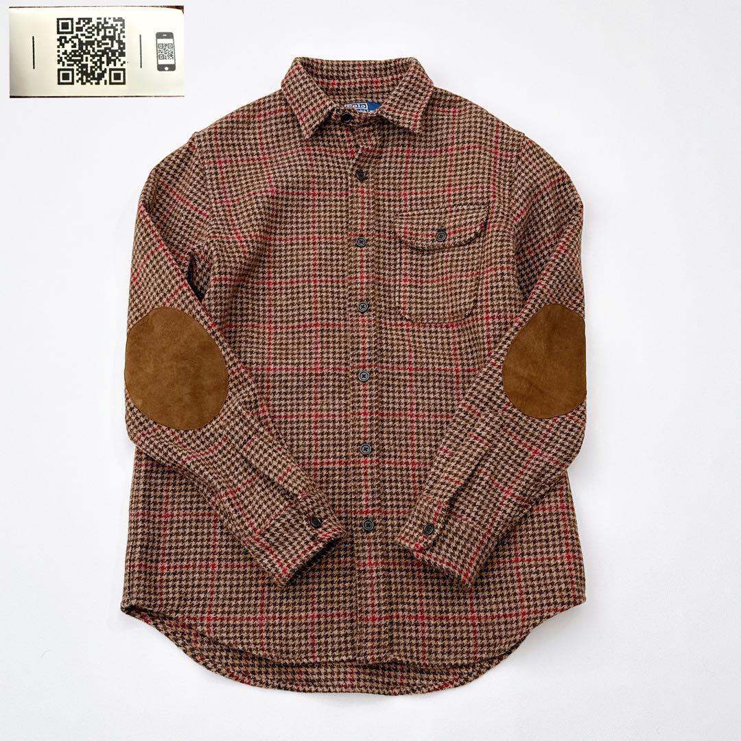 復刻現行✨ポロバイラルフローレン ウール ジャケット 千鳥格子 エルボーパッチ