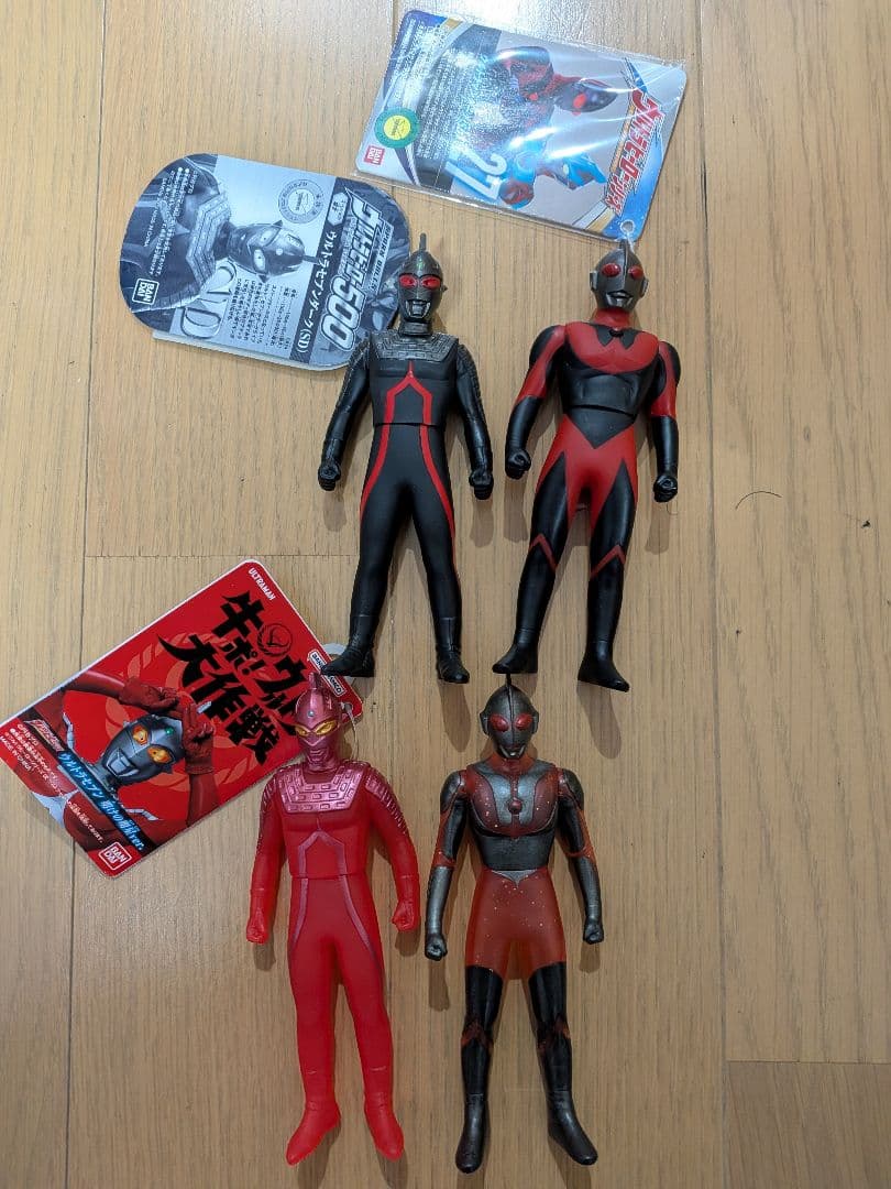 ウルトラセブンダーク（SD）他　レアフィギュア　4体セット
