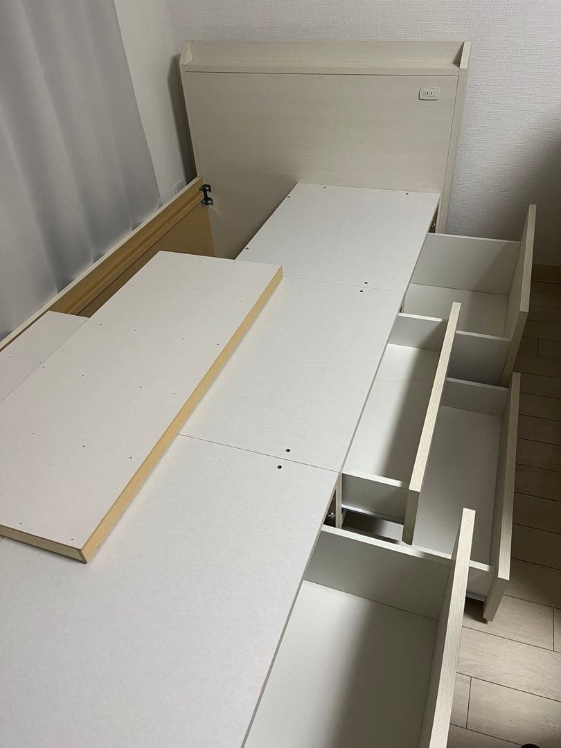 【送料込】ニトリ ジオチェスト40J 大容量収納・コンセント付