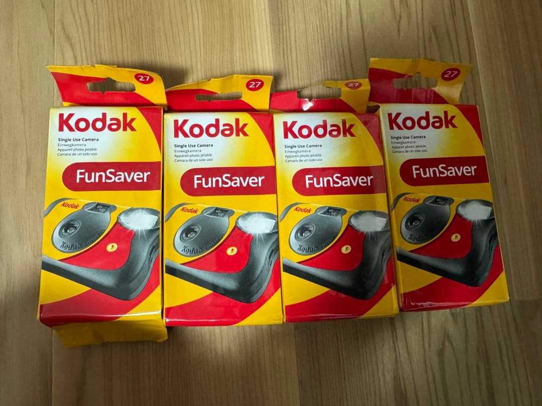 Kodak FunSaver 使い捨てカメラ 4個セット