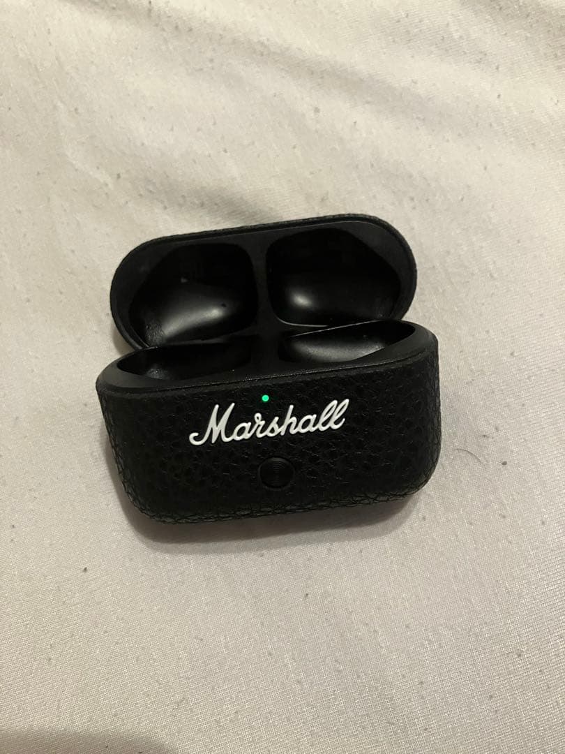 Marshall ワイヤレスイヤホン ケース ブラック